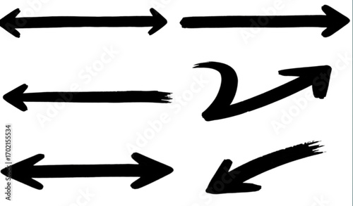 grunge arrow vector. grunge arrow brush.grunge arrow paint......... 