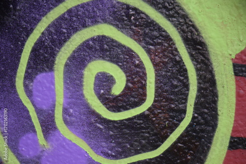 abstract background with spiral 