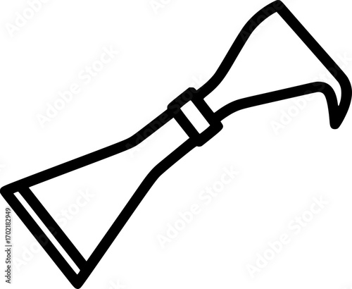 Hive tool outline icon vector
