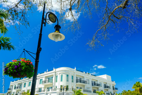 Naples Florida downtown cityscape