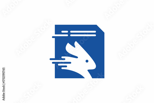 Fast Document Rabbit Logo 