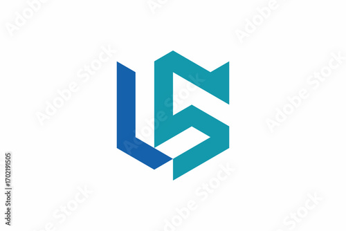 Free Download Letter LS Shield Logo  - GFXLoad