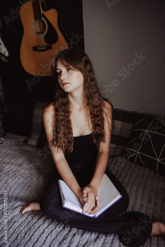 girl with a guitar