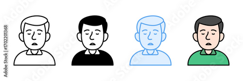 Sleepy Icon Set Multiple Style Collection