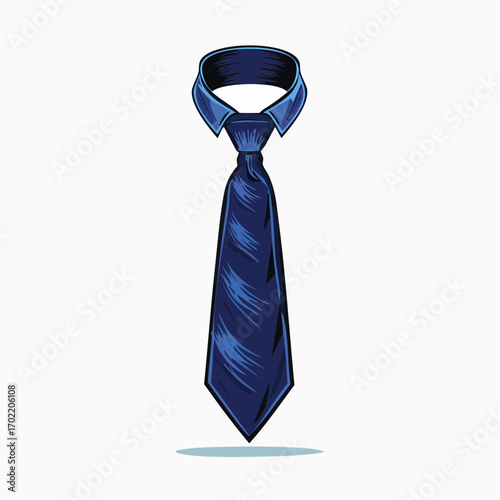 Blaue Krawatte