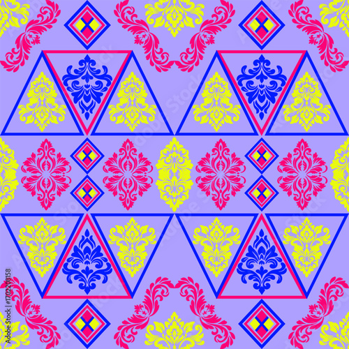 Geometric Ethnic pattern,
Native American tribal fabric, tile, carpet, vector,
illustration design, on background, Pattern fabric pixel, design for background, clothing, decorative, drapery, cloth