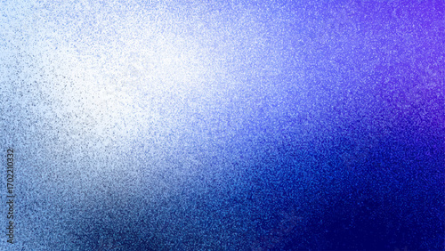 Abstract gradient background with grainy texture blue white , color gradient rough abstract background shine bright light and glow template empty space , 