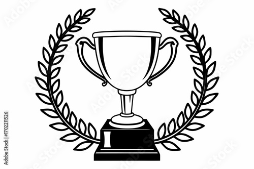golden trophy cup