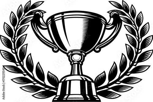 gold laurel wreath