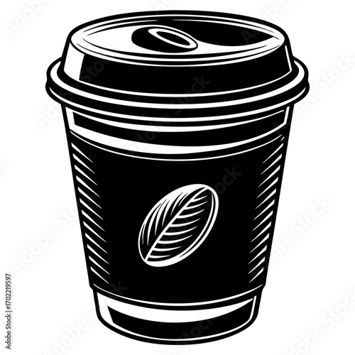 takeaway coffee cup vector