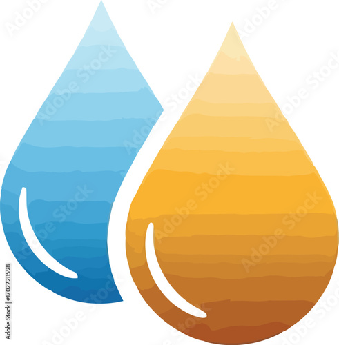 Abstract drops liquid purity fluid abstract design vector