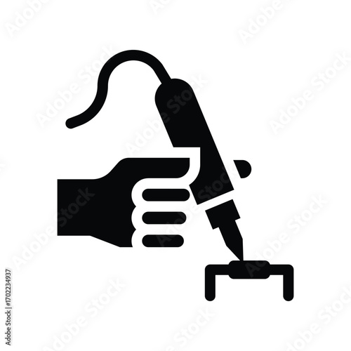  soldering glyph icon illustration vector graphic.eps