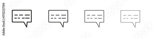 Subtitles icon vector graphics. black style vector icons