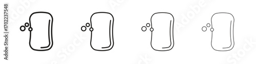 Soap icon vector graphics. black style vector icons