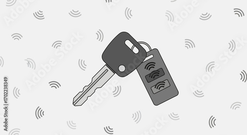 Car Keys and Remote for Wireless Car Access with Modern Vehicle Technology