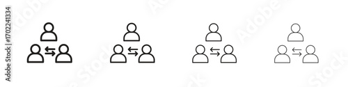 Mediator icon vector graphics. black style vector icons