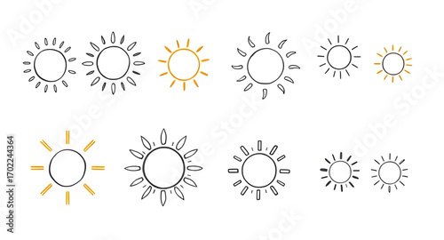 sun, sunlight, suns, bright, sunny, day, daylight, sky, warm, summer, heat, solar, morning, noon, afternoon, sunset, sunrise, nature, energy, shine, shining, glow, radiant, yellow, golden, circle, rou