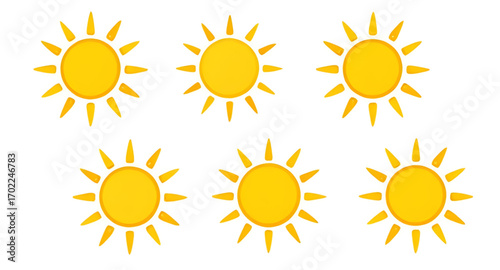 sun, suns, sunlight, sunny, bright, day, daylight, sky, warm, summer, heat, solar, morning, noon, afternoon, sunset, sunrise, nature, energy, shine, shining, glow, radiant, yellow, golden, circle, rou