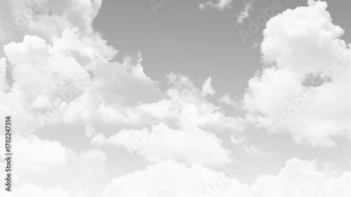 Dark storm clouds. Vector illustration.
