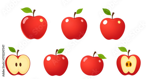 apple collection vector, apple assorted icons, fruity shape set, healthy snack clipart, green apple pieces, red apple half, hand sketch apple, apple blossom detail, apple stem art, apple logo kit, agr