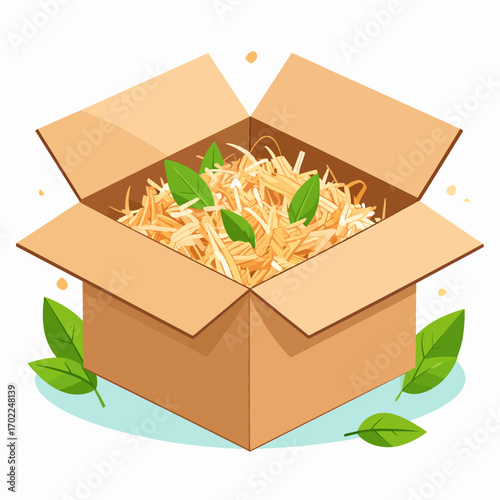 Eco friendly packing material for shipping products safely