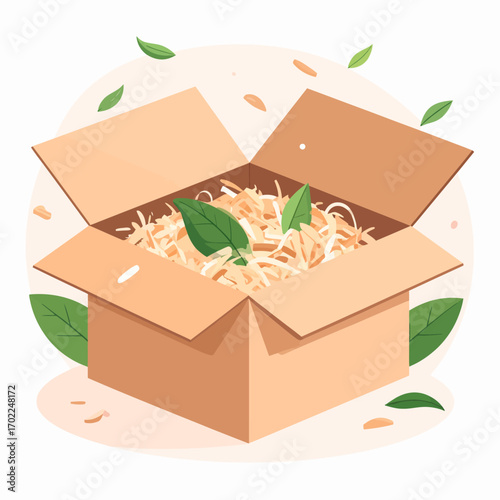 Eco Friendly Packing Materials Biodegradable Shredded Paper Filling