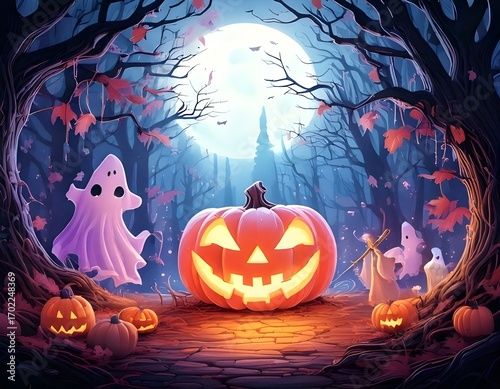 Pumpkin Moonlit Parade