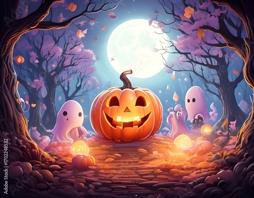 Pumpkin Moonlit Parade