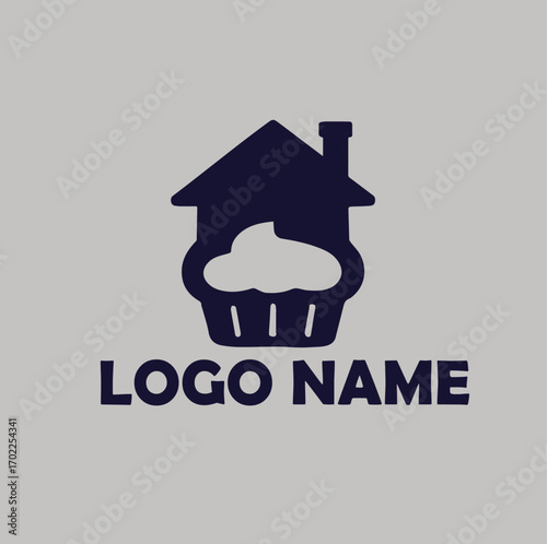 Home Baking Homemade, Food, Kitchen logo simple flat vector illustration Icon