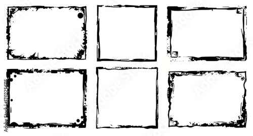 grunge border pack, decorative border grunge, frame with texture, scratchy frame vector, abstract grunge design, old texture border, brush stroke frame, retro border vector, grunge graphic element, di