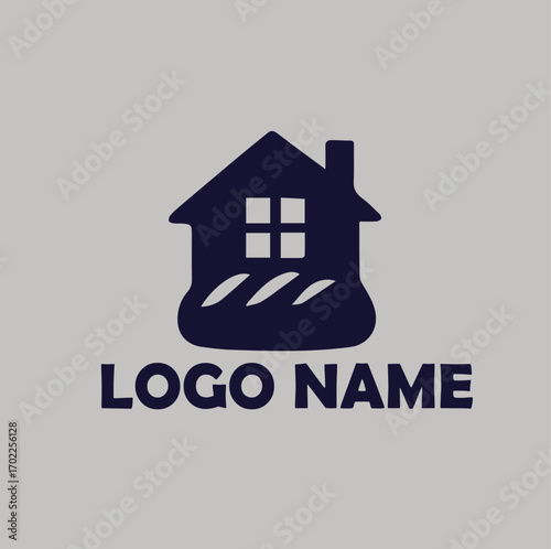 Home Baking Homemade, Food, Kitchen logo simple flat vector illustration Icon