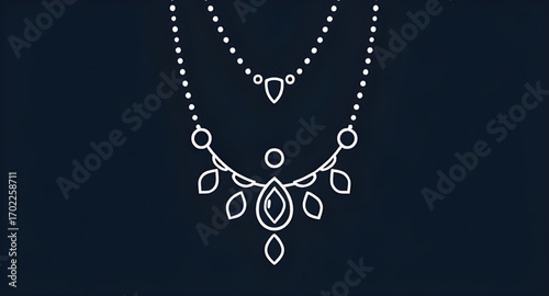 luxury necklace drawing, ethnic jewelry sketch, handmade necklace design, artistic necklace illustration, ornate necklace art, decorative necklace drawing, choker necklace design, long necklace sketch