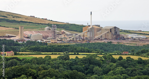 Boulby Potash Mine on the NE coast of England is the second deepest mine of any kind in Europe. It has a network of underground roads extending under the North Sea, totalling 1,000 kilometers (620 mi)