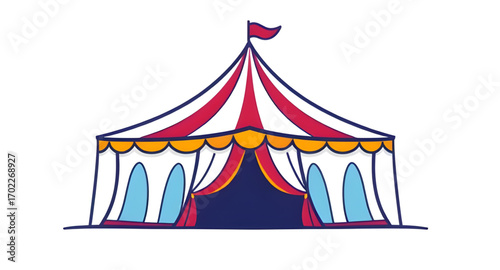 circus tent isolated, circus entertainment tent, circus fair illustration, circus striped marquee, circus red and white tent, circus tent funny, circus cartoon background, carnival big top, circus dom