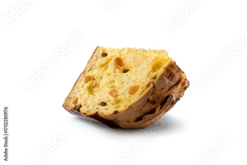 Wallpaper Mural Panettone from Italy, Traditional Christmas Sweet Bread with Raisins – Isolated on White Background Torontodigital.ca