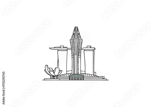 icon of Singapore Land Tower