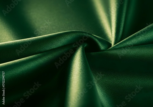 green satin background