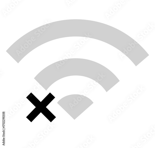 Wi Fi symbol icon vector 
