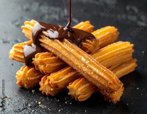 CHURROS WITH CHOCO SAUCE