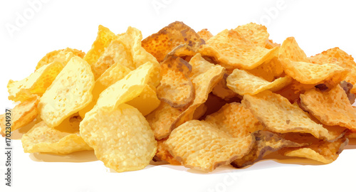 Pile of Crispy Fried Snacks.
