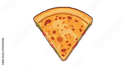 Delicious crepe slice with filling appetizing and tasty food.