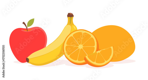 Fresh Fruits Arrangement.