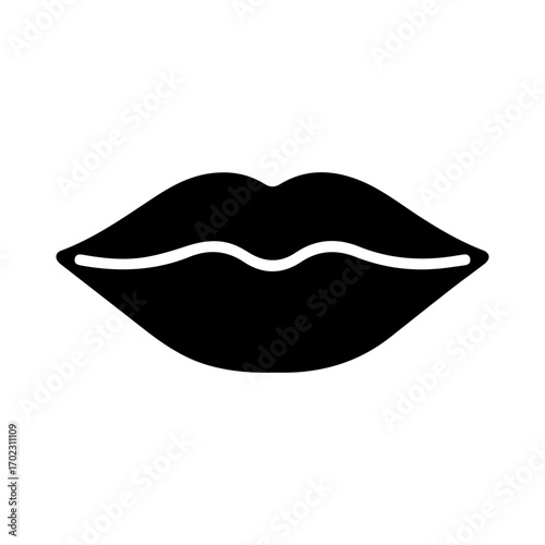 Simple Lip Icon