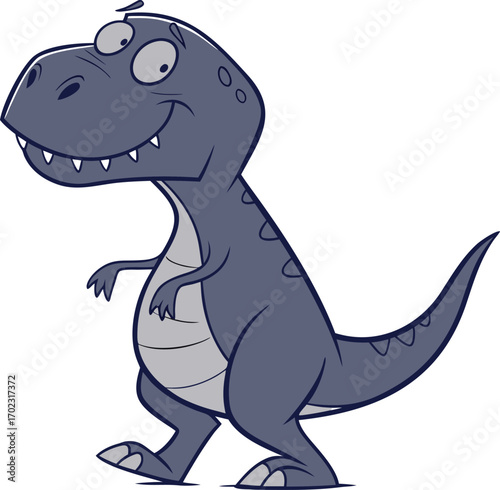Cartoon t rex dinosaur prehistoric ancient