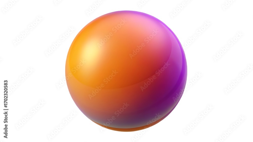 Obraz premium a colorful gradient sphere with smooth transitions between hues