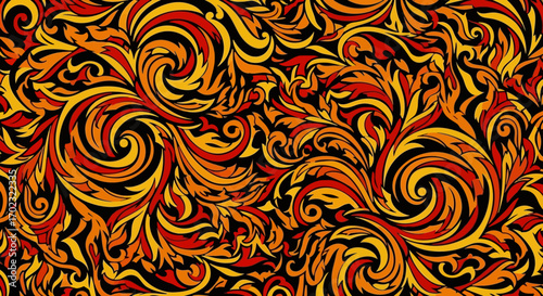 Abstract Pattern in Warm Tones