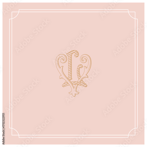 VL,LV, logo VL, Letter VL,  Monogram VL,Wedding Monogram, Wedding Logo, Logo Design , Monogram Vintage