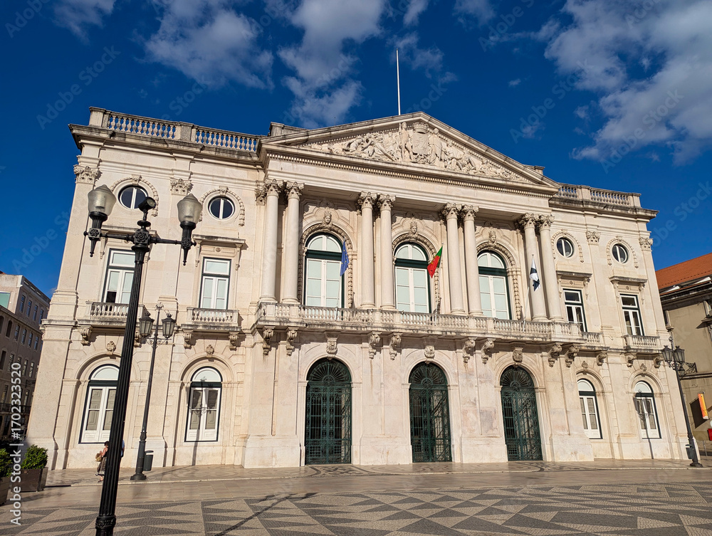 Obraz premium Lisbon City Hall, Municipio square, Lisbon, Portugal