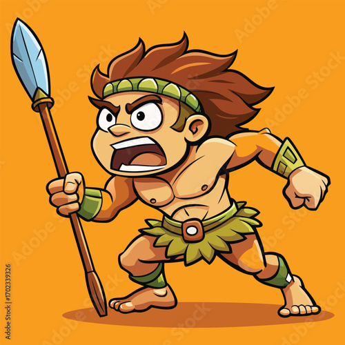 Prehistoric Caveman Character
