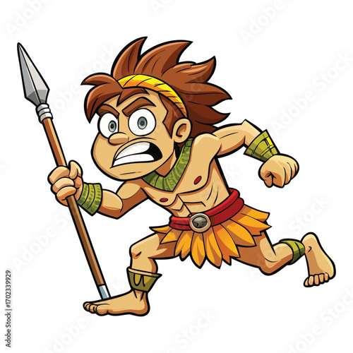 Prehistoric Caveman Character